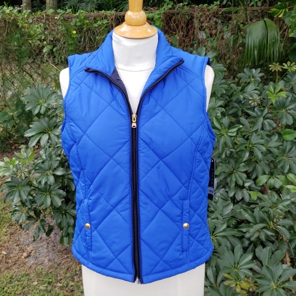 Ralph Lauren Jackets & Blazers - 🚨NEW Ralph Lauren Blue Full Zip Puffer Vest PL